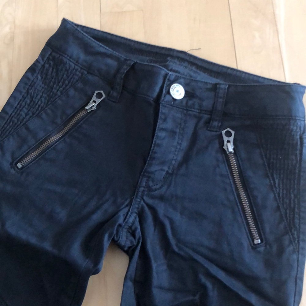 American Eagle Black Detailed Pant - Picture 3 of 7
